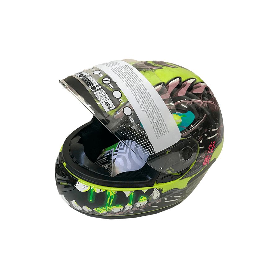 Capacete Spike Zilla Citrus 60 - LM PNEUS - MOTO PEÇAS E PRODUTOS