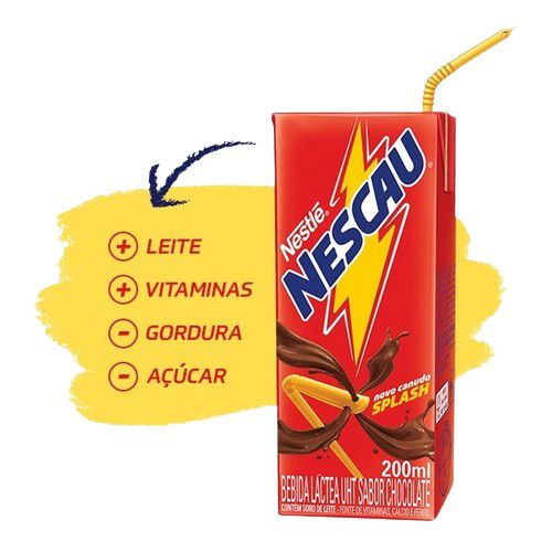 Bebida Láctea Nescau Prontinho 200ml Toddynho Achocolatado