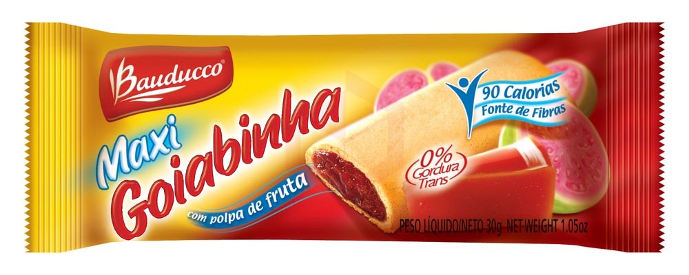 Biscoito Bauducco Barrinha Goiabinha 30g