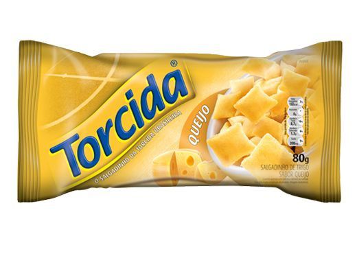 Salgadinho TORCIDA QUEIJO - 70g - Santa Cruz Doces: Variedades de Doces com  preço baixo