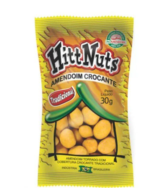 Amendoim Crocante HITT NUTS 1,8 Kg - c/ 60 un - Santa Cruz Doces:  Variedades de Doces com preço baixo