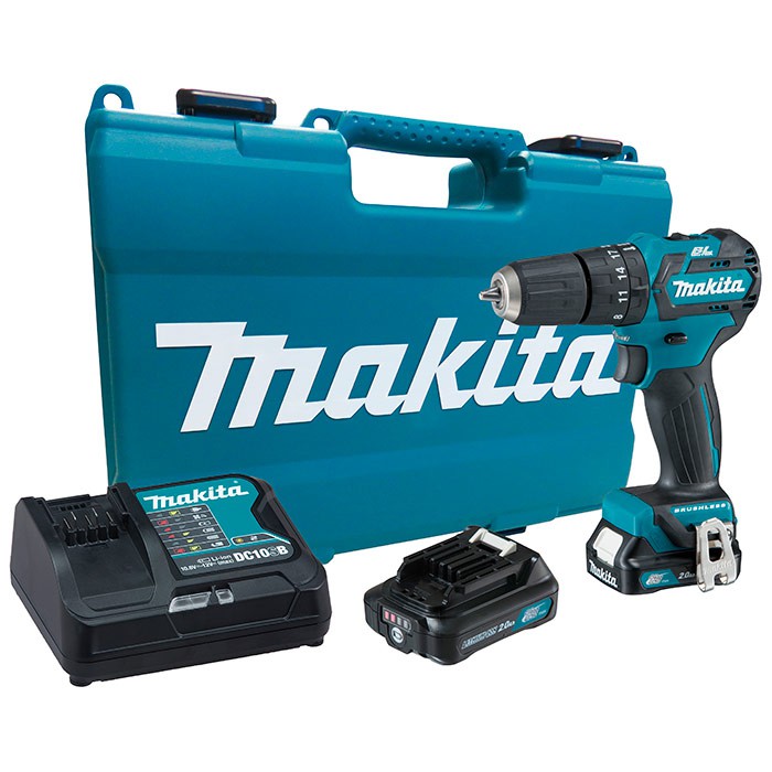 Parafusadeira Furadeira de Impacto 3 8 Pol. 12V com 2 Baterias 2Ah Carregador Rapido Bivolt e Maleta MAKITA HP332DSAE Tocco Tudo para sua reforma e construcao