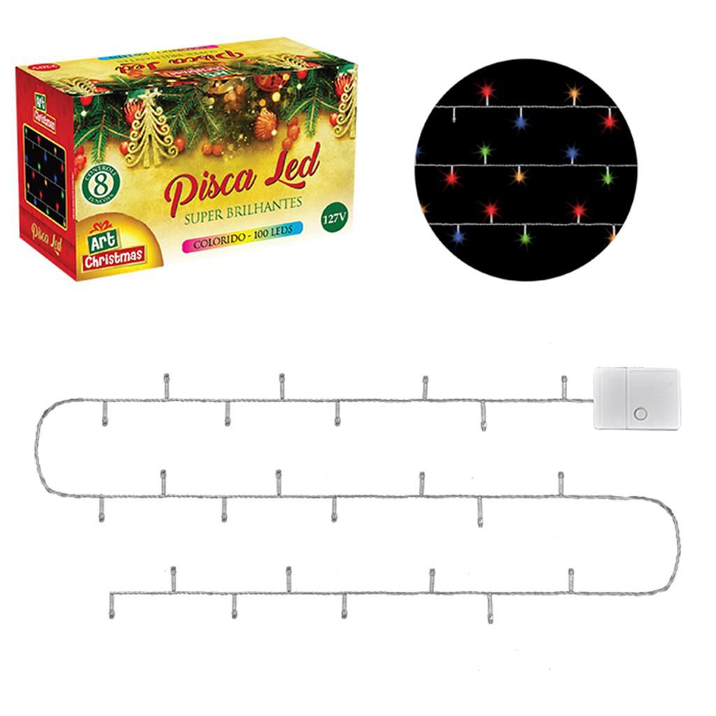 Pisca Pisca Led Natal 8 Funções Decoração Natalina 8 Metros - Loja Nodeck | Grandes Ofertas Pisca Pisca Led Natal 8 Funções Decoração Natalina 8 Metros - Loja Nodeck | Grandes Ofertas