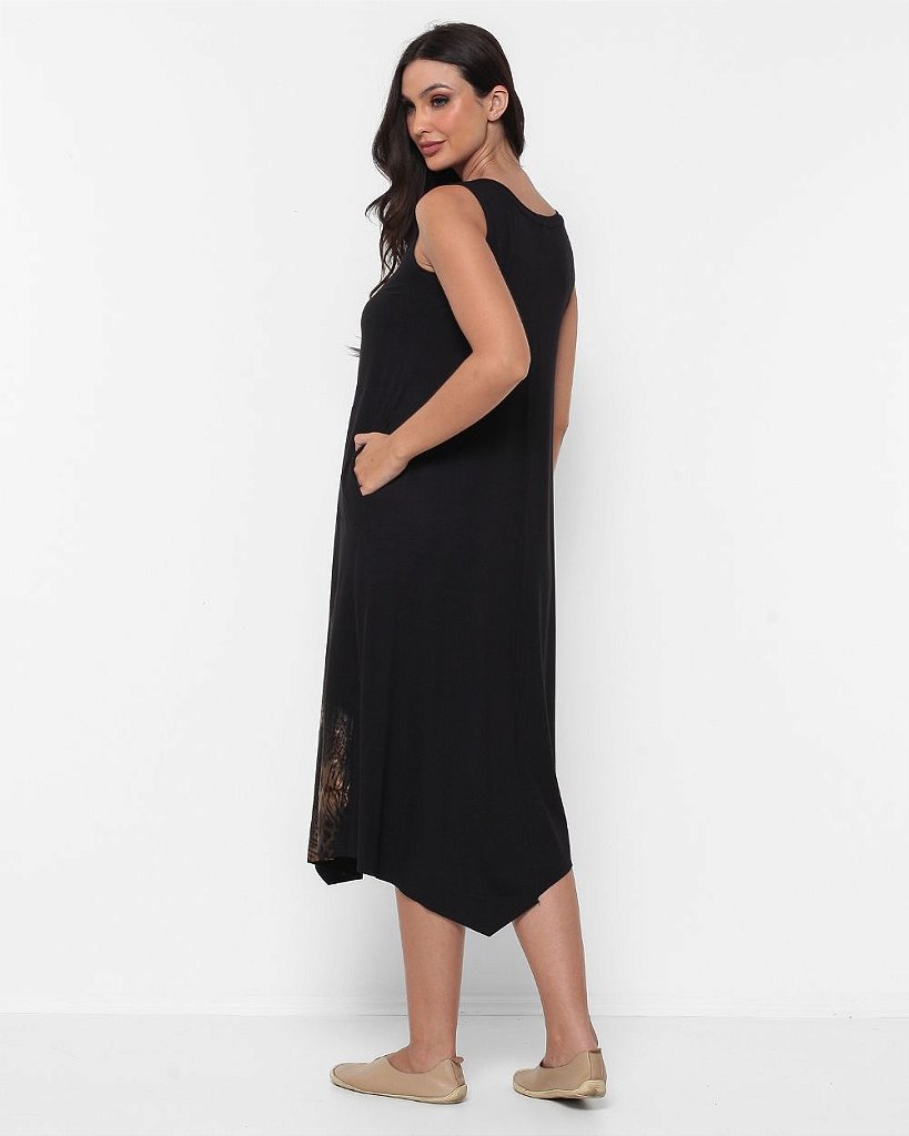Vestido viscolycra on sale preto