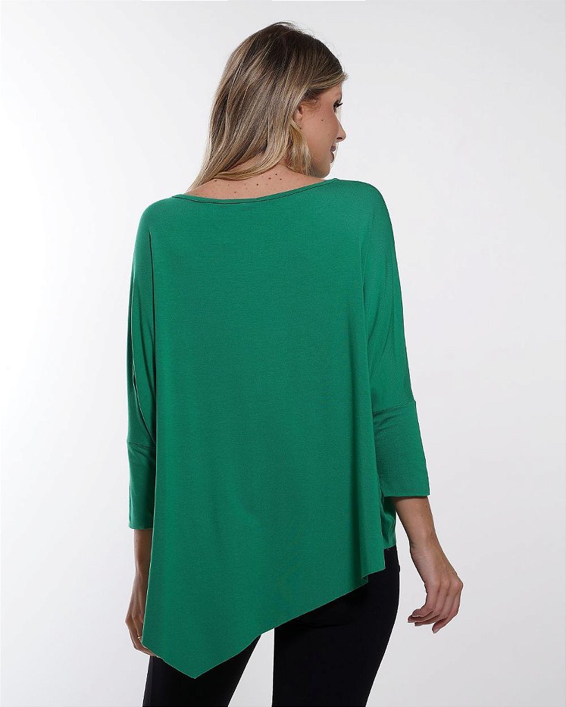 Blusa Básica Feminina em Viscolycra - Diagonal