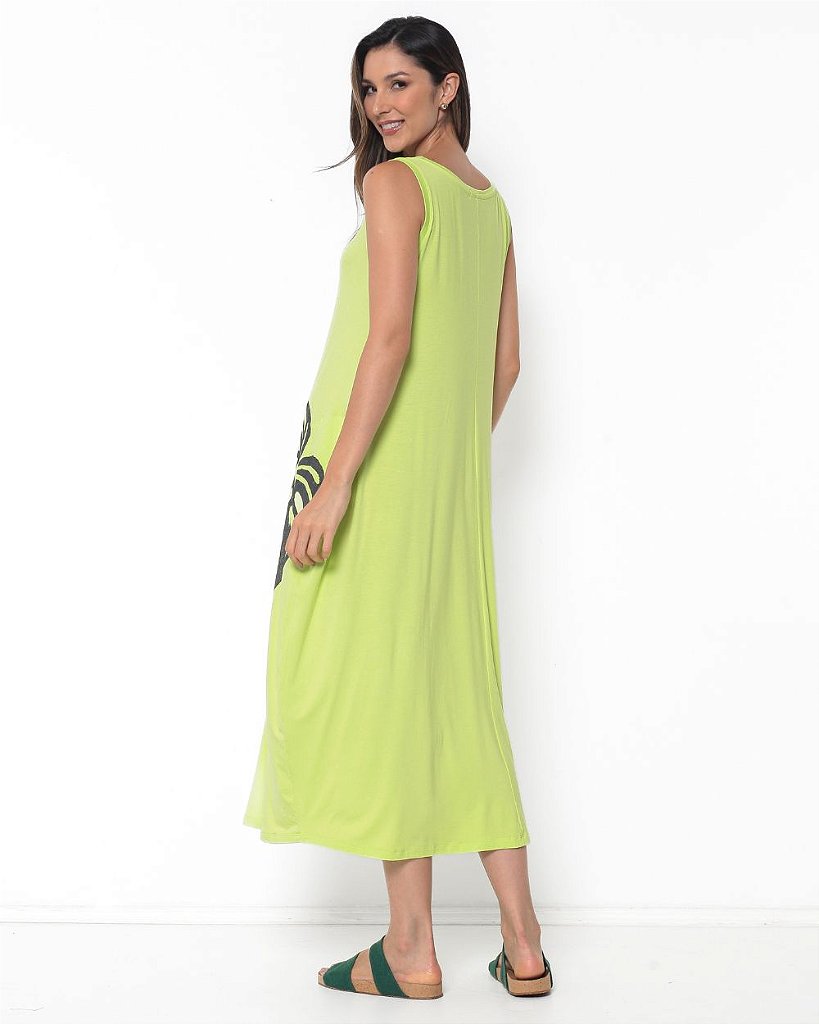 Vestido de best sale malha sem manga