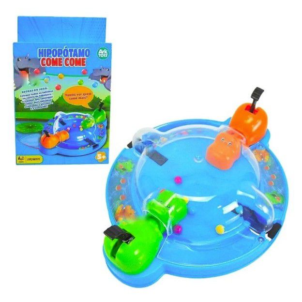 Brinquedo Jogo Come Come Hipopótamo Infantil Divertido Legal - Click  Compras Na Internet®