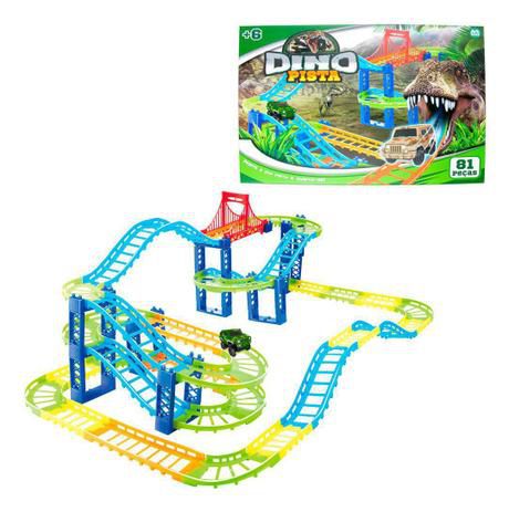 Brinquedo Pista de Carrinho de Corrida Infantil Baby com 2