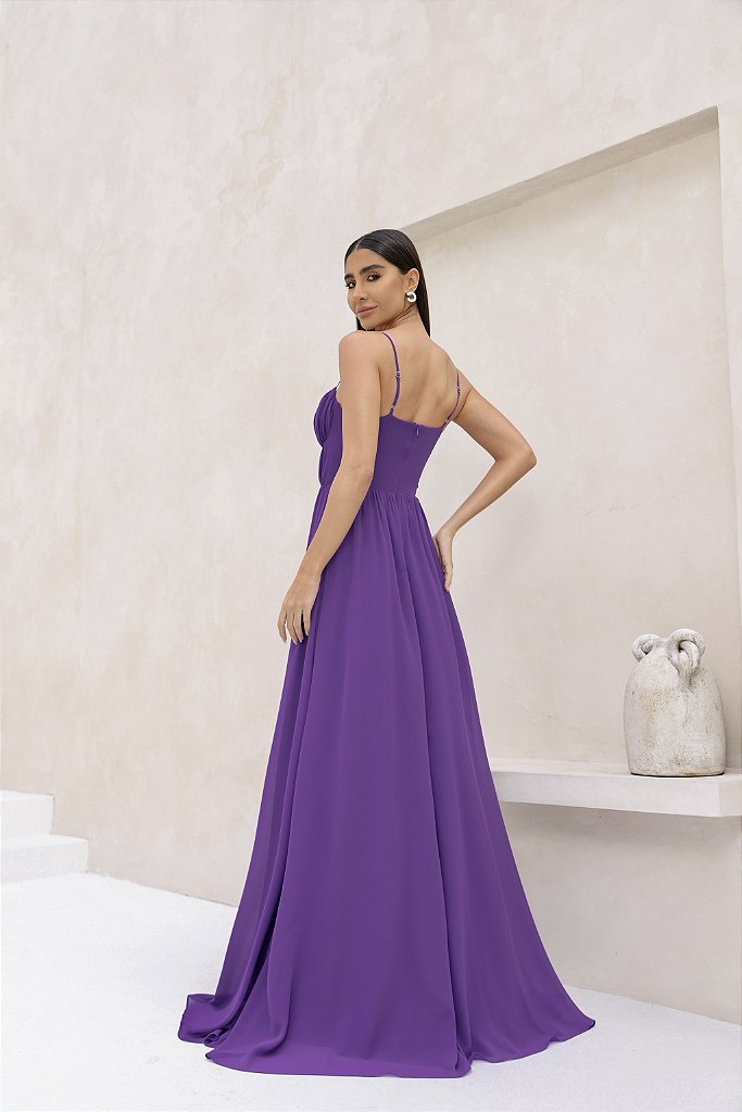 Vestido Longo Roxo - Labonna