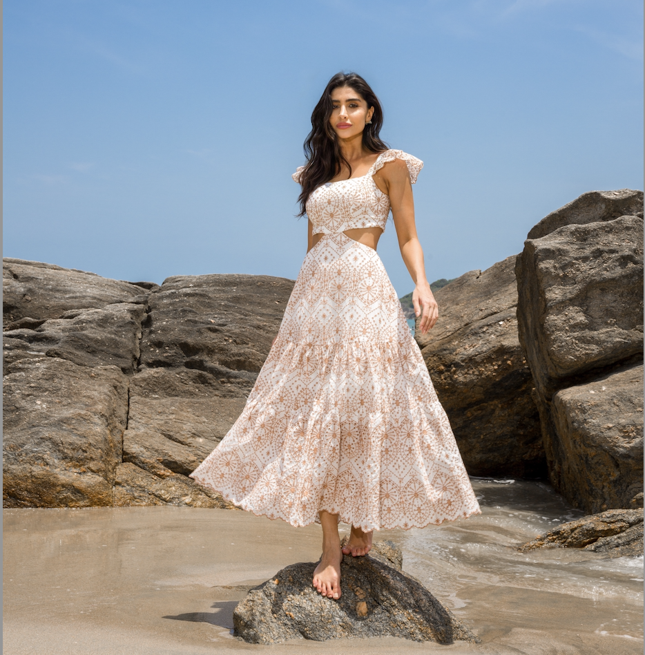 Tammy lace midi best sale dress