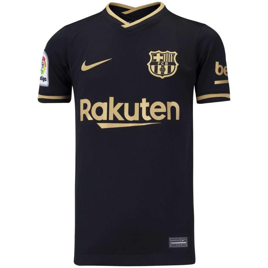 Camisa Barcelona Preta Away 2021 ➔ 40% OFF - BR Aesthetics