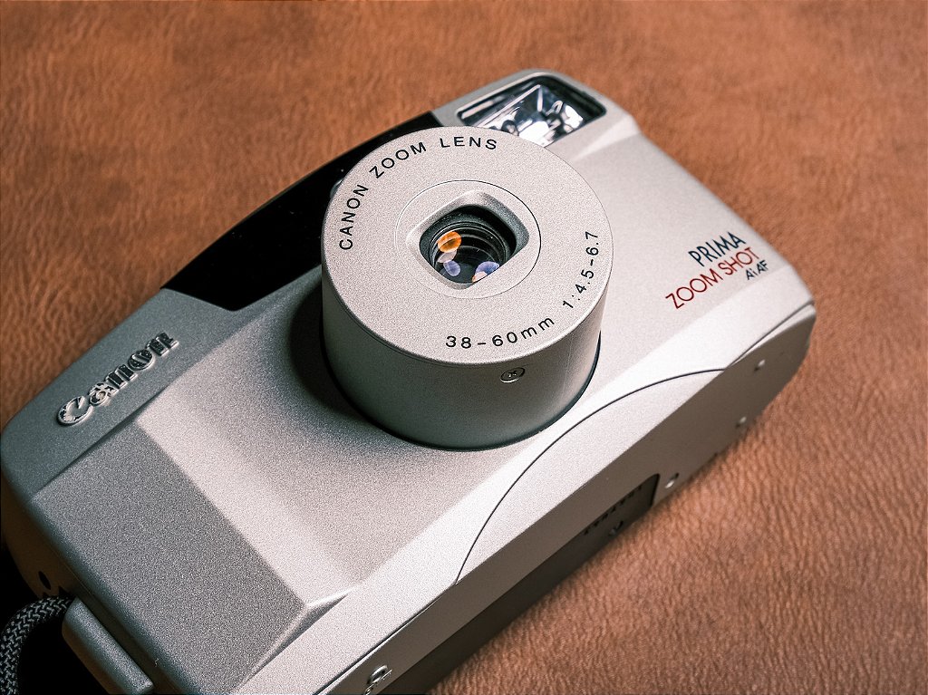 Câmera 35mm - Canon Prima Zoom Shot AIAF + 1x Bateria CR123A