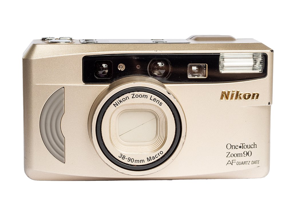 Câmera 35mm - Nikon One Touch Zoom 90 AF (9/10) + Bateria + Alça