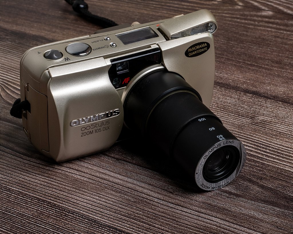 Câmera 35mm - Olympus Stylus Zoom 105 / Mju Zoom 105 DLX (9.5/10
