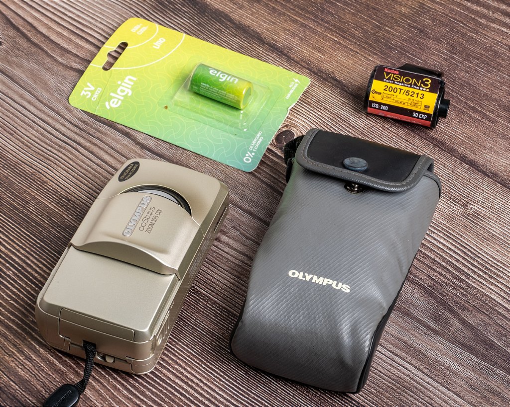 Câmera 35mm - Olympus Stylus Zoom 105 / Mju Zoom 105 DLX (9.5/10