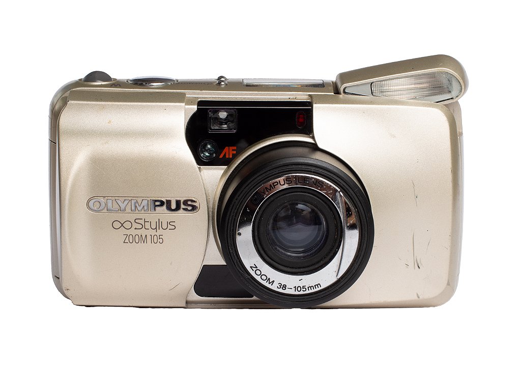 OLYMPUS フィルムカメラ　ミュー　ZOOM105　ジャンク CA0602252 □ OLYMPUS オリンパス μ[mju:] ZOOM 105 DELUXE コンパクト