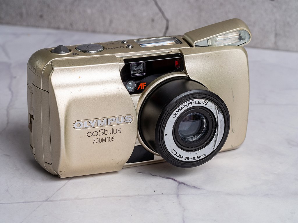 Olympus μ ZOOM 105 F0808-163-1-5v p Câmera 35mm - Olympus Stylus Zoom 105 / Mju Zoom 105 DLX