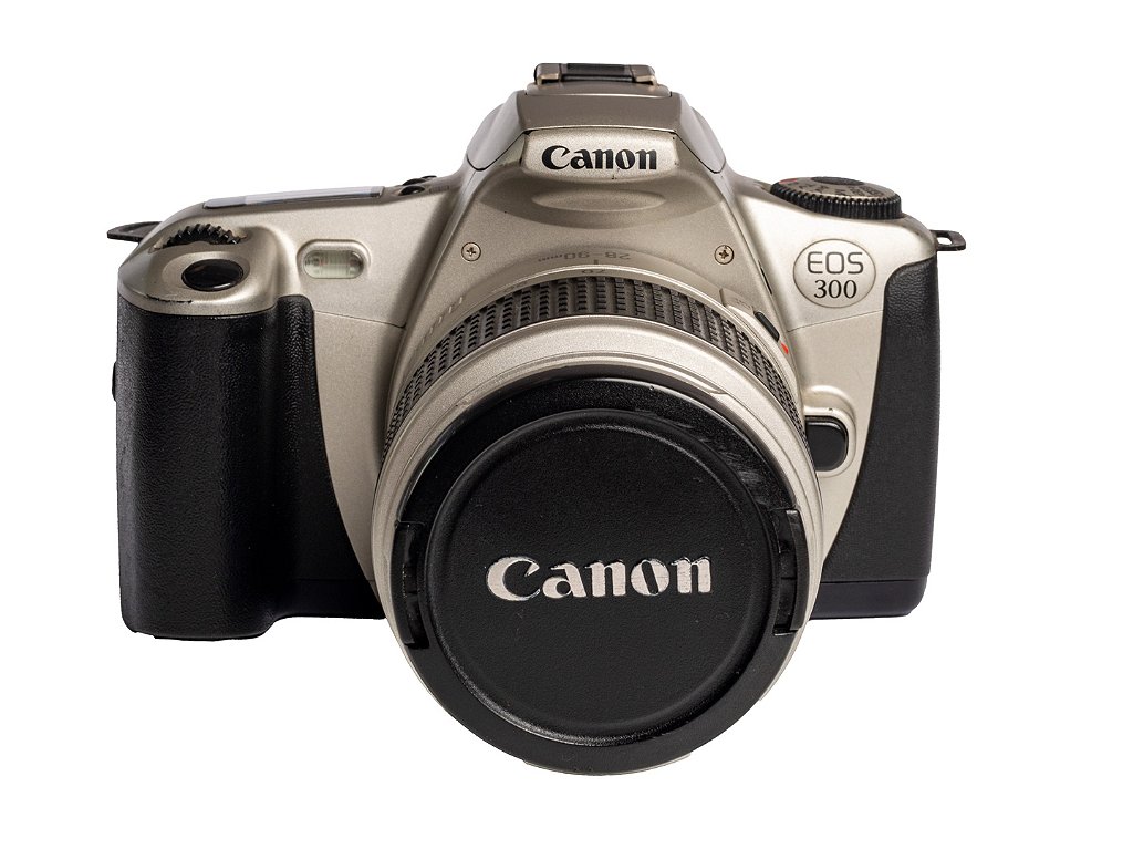 Câmera 35mm - Canon EOS 300 (9.4) + Lente 28-90mm (9.6) + Alça +