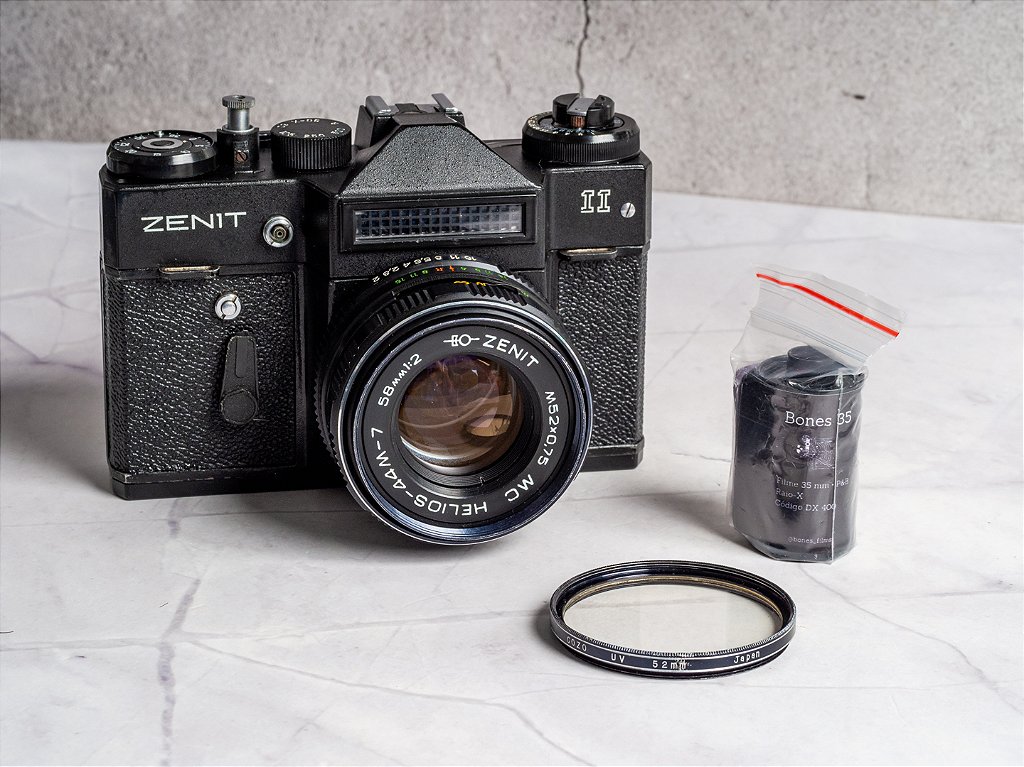 Camera 35mm - Zenit 11 + Lente Helios 44M-7 58mm f2.0 (8/10
