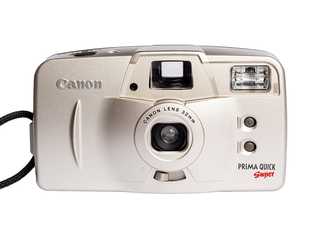 Câmera 35mm - Canon Prima Quick Super (10/10) + 2 Pilhas AA - Foto