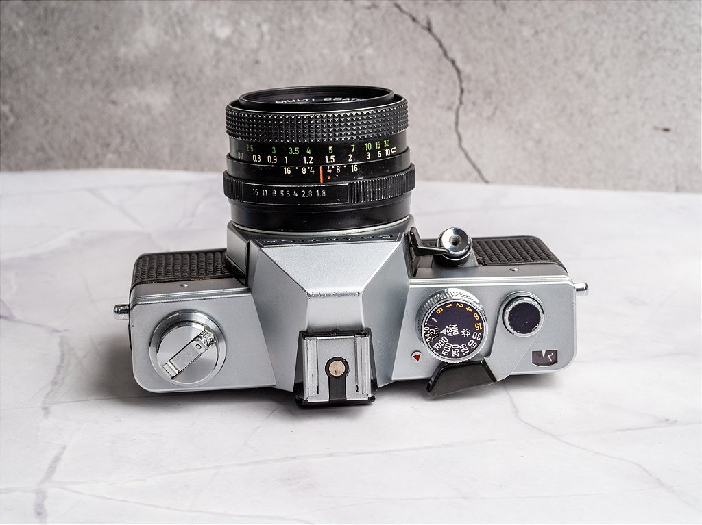 Câmera 35mm - Praktica Super 1000 (9/10) + Lente Pentacon 50mm f1