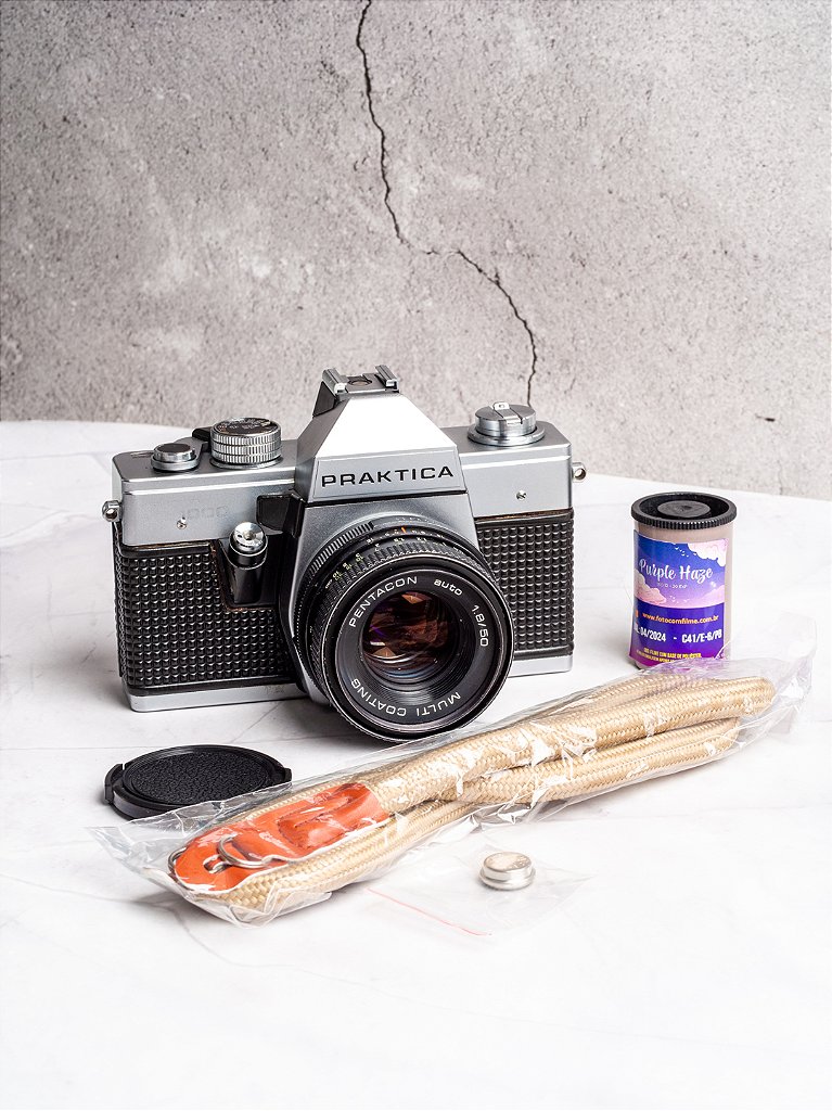 Câmera 35mm - Praktica Super 1000 (9/10) + Lente Pentacon 50mm f1
