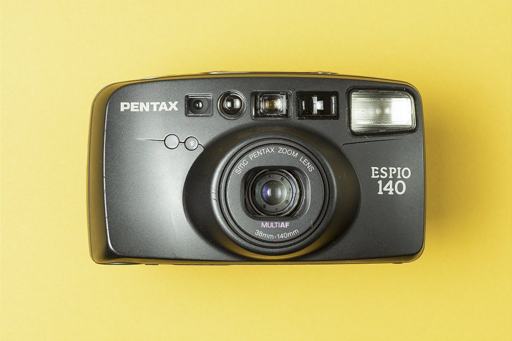 【動作確認済】 Pentax ESPIO 140M F1212-22-12p p Câmera 35mm - Pentax Espio 140 - Foto com Filme