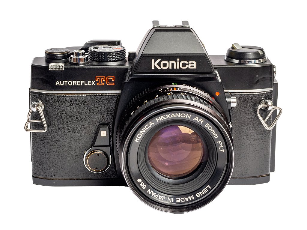 Konica ⅢA50mm F1.8 Câmera 35mm - Konica Autoreflex TC (9.7/10) + Lente 50mm e Lente