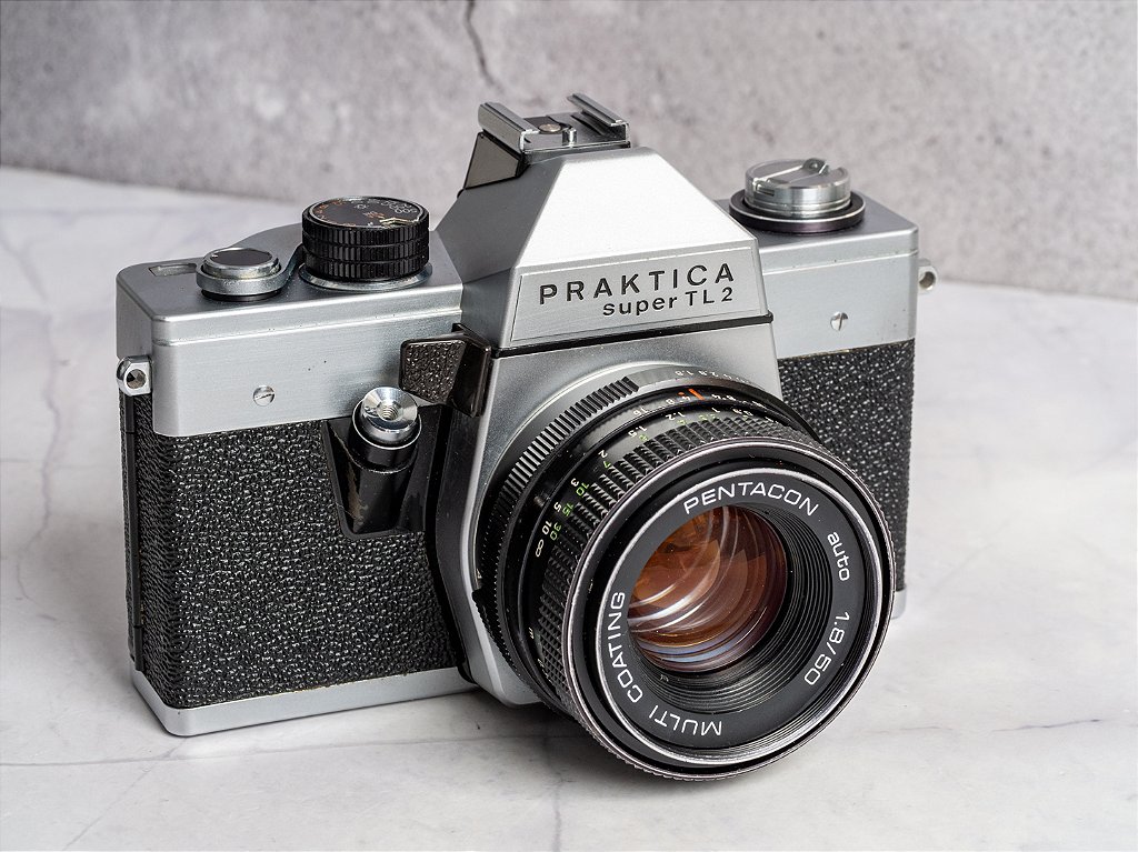 Câmera 35mm - Praktica Super TL2 (9.4/10) + Lente 50mm f/1.8 (9/10