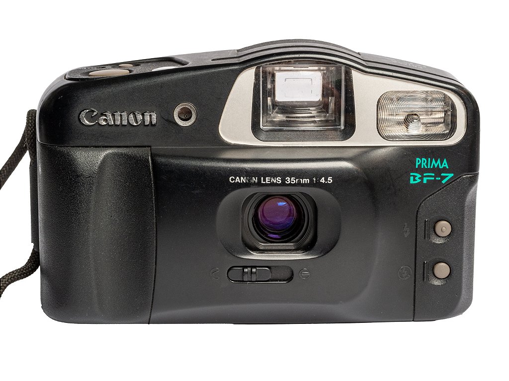 Câmera 35mm - Canon Prima BF-7 (9/10) + 2 Pilhas AA + Case - Foto