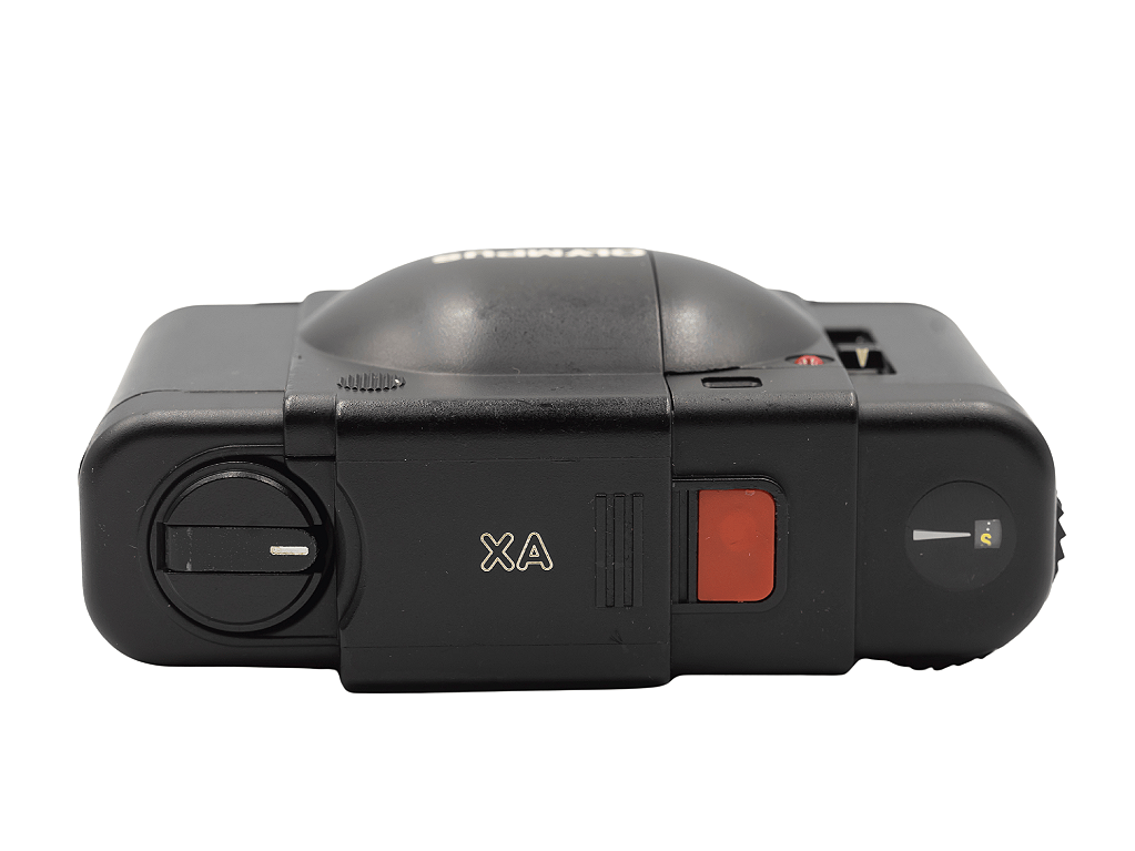 Câmera 35mm - Olympus XA + Flash A11 + Estojo - 9.5/10 - Foto com