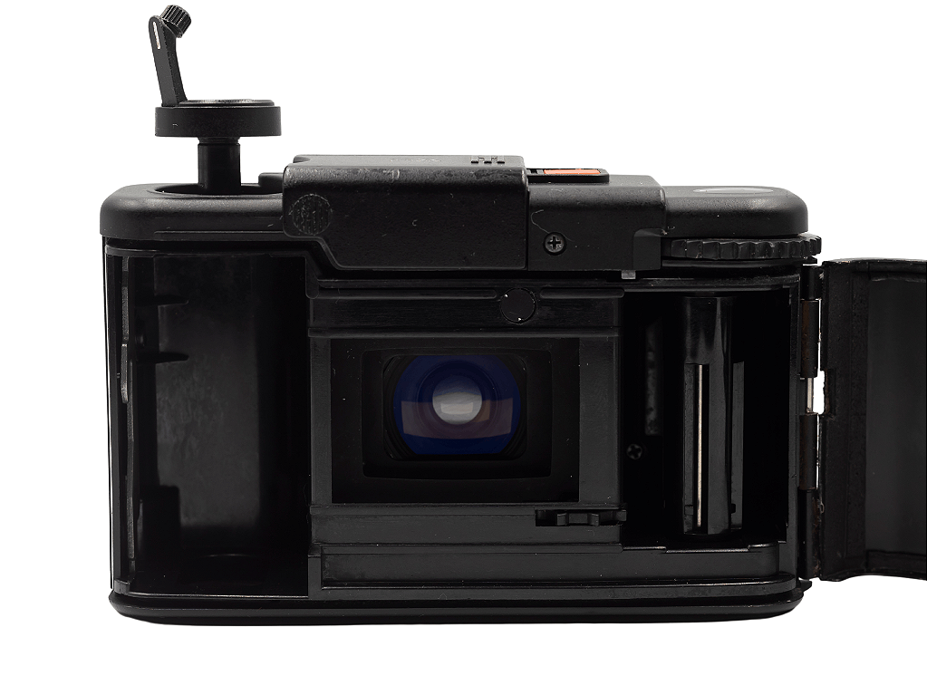 Câmera 35mm - Olympus XA + Flash A11 + Estojo - 9.5/10 - Foto com