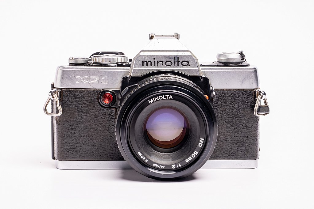 Câmera 35mm - Minolta Xg-1 (7.6/10) + Lente 50mm f/2 + Filme +