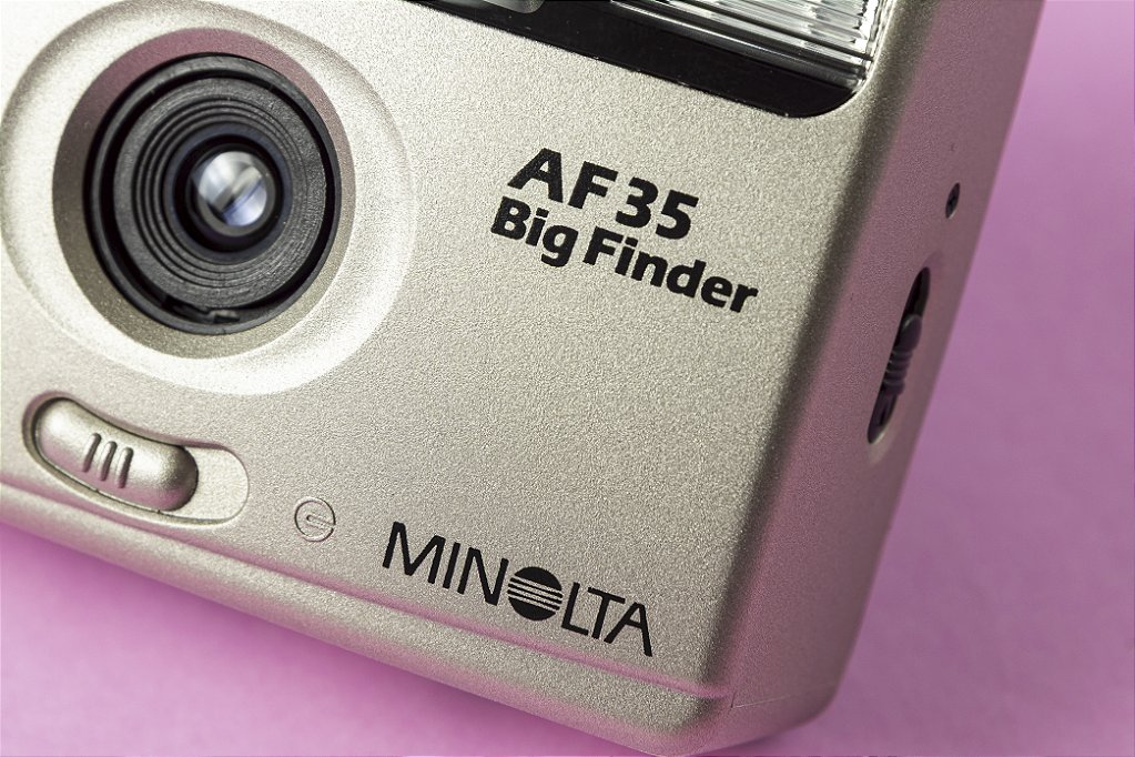 MINOLTA AF35 Big Finder フィルムカメラ 新品・未使用 Câmera 35mm - Minolta AF35 Big Finder (na caixa) - Foto com Filme