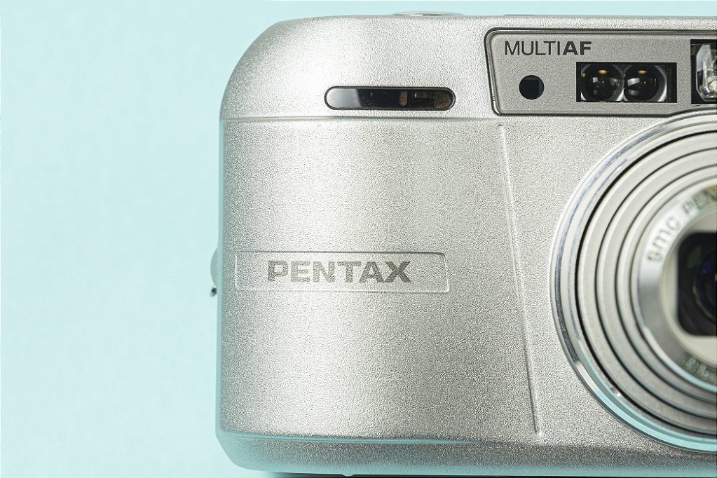 フィルムカメラ PENTAX ESPIO 170SL Silver Câmera 35mm - Pentax Espio 170SL + Filme - Foto com Filme