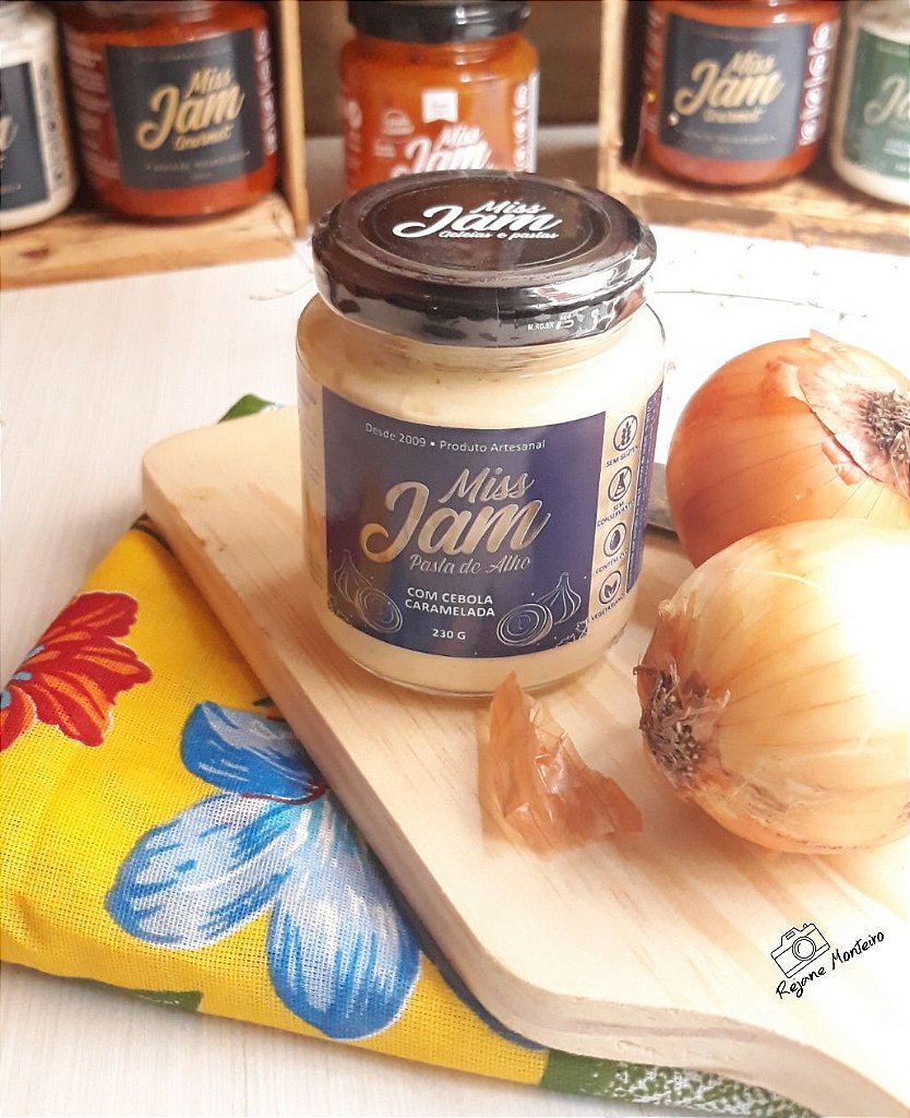 Pasta de Alho com Cebola Caramelada - Miss Jam