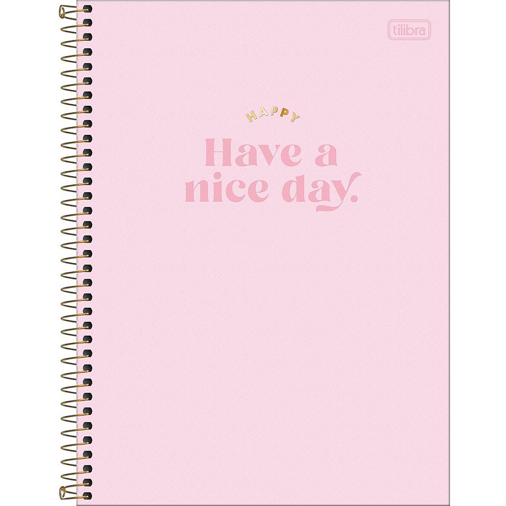 Caderno Espiral Capa Dura Universitário 20 Matérias D+ Feminino