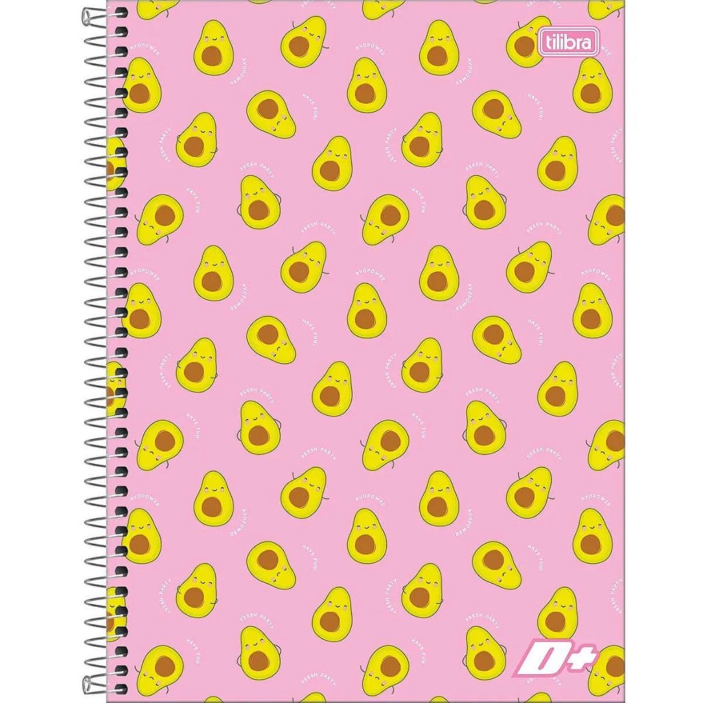 Caderno Espiral Capa Dura Universitário 20 Matérias D+ Feminino