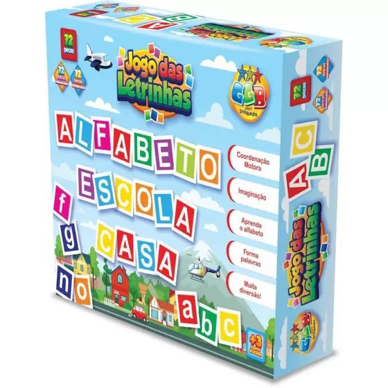 Jogo Educativo Bingo das Letras - Loja Grow