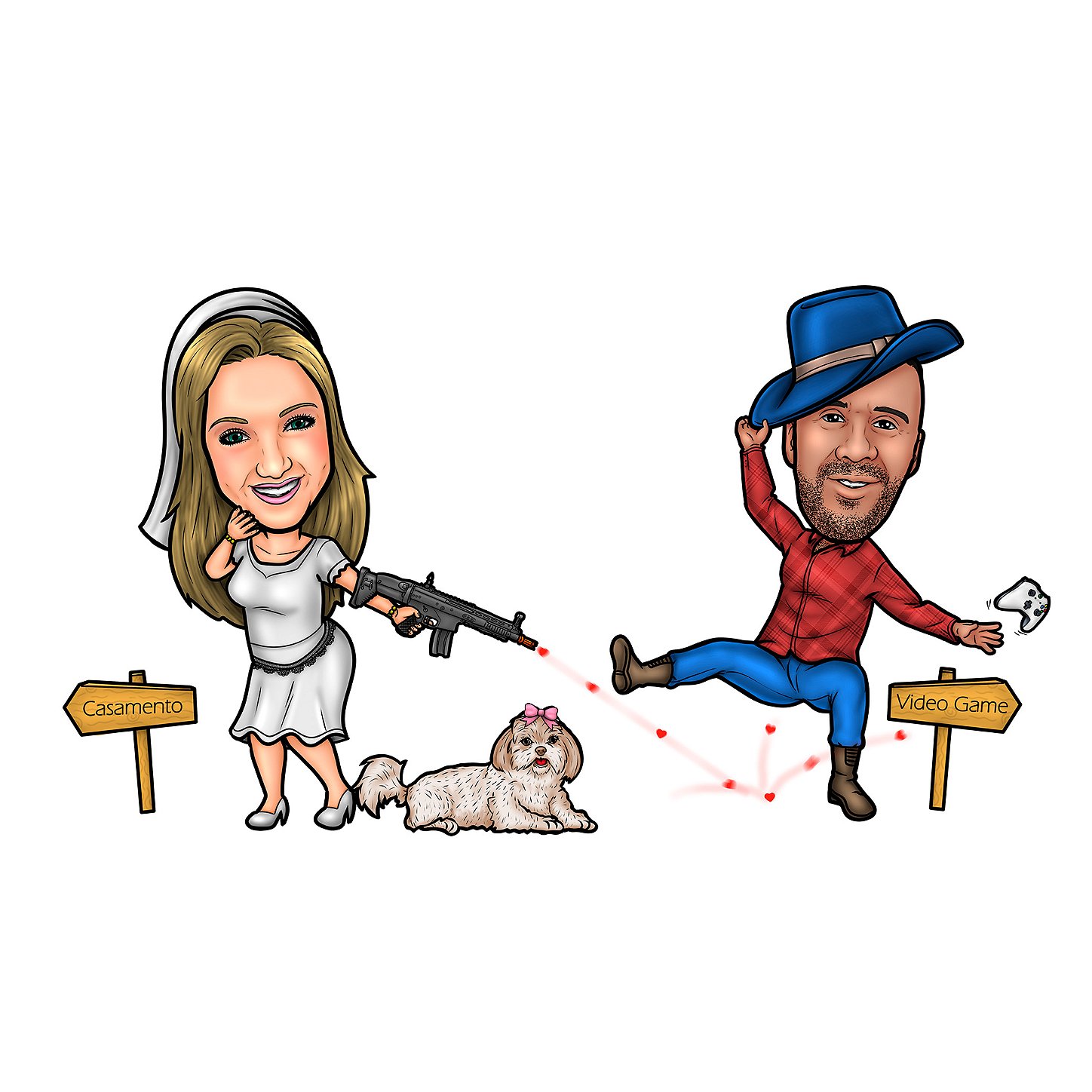 caricatura-casamento-divertida