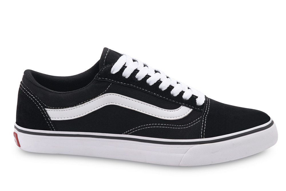 Tênis Vans Old Skool Preto Branco Masculino - Apolo Shoes