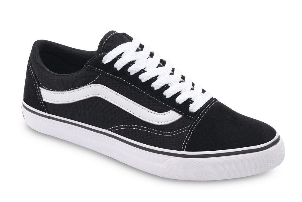 Tênis Vans Old Skool Preto Branco Feminino - Apolo Shoes
