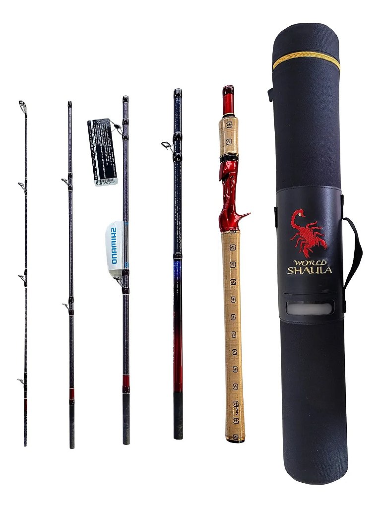 Vara Carretilha Shimano World Shaula Dream Tour Edition 1602RS-5 6