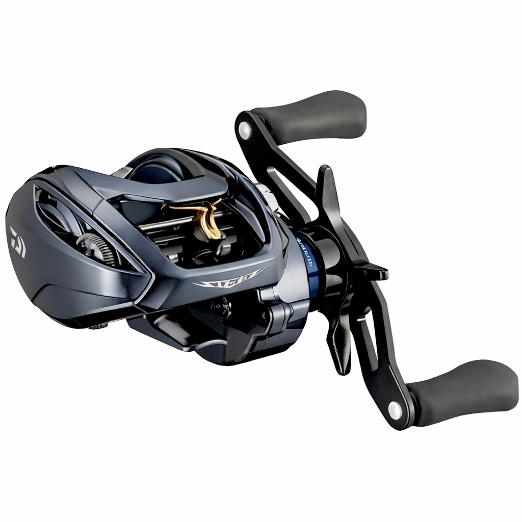 リール T80 DAIWA STEEZ A TW HLC 7.1 Carretilha Daiwa Steez A TW HLC 7.1 Esquerda - Piovezan Pesca