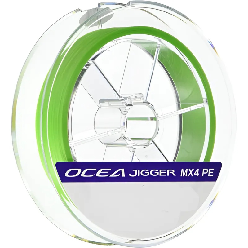 Linha Shimano Ocea Jigger MX4 300M Verde Limão - Piovezan Pesca
