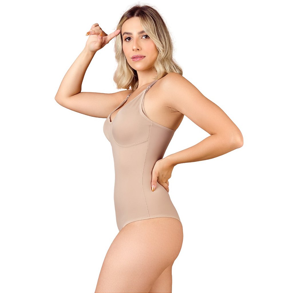 Body Modelador Amamentação Lucitex (1479) Cetinete Power