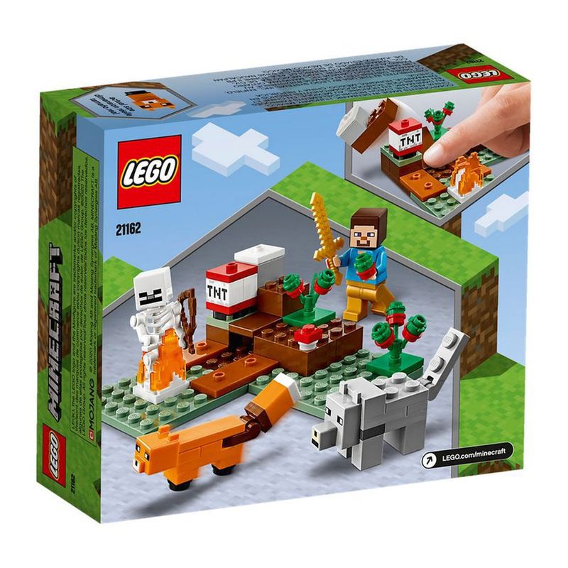 Lego Minecraft A Primeira Aventura 21169 542 Peças