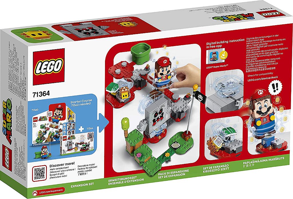 LEGO SUPER MARIO REVES DAS LAVAS DO ESMAGAO - 71364 - Star Brink