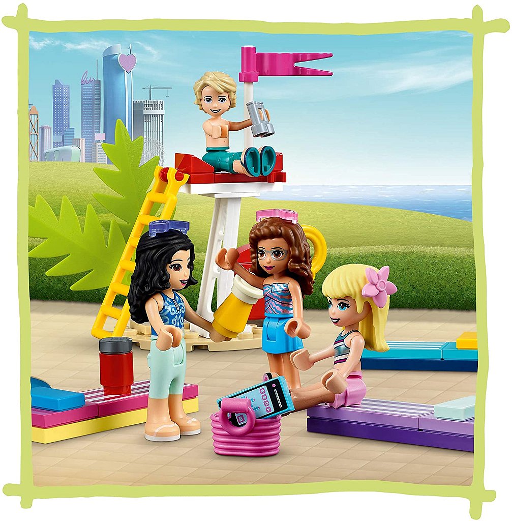 LEGO FRIENDS PARQUE AQUATICO DE DIVERSAO DE VERAO 41430 - Star