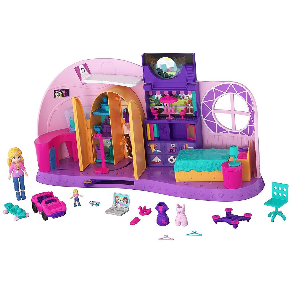 POLLY POCKET QUARTO DA POLLY FRY98 - Star Brink Brinquedos